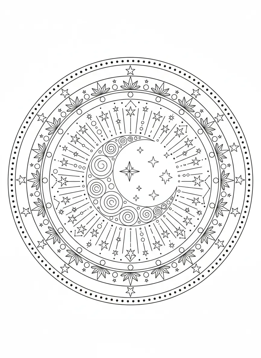 Lune Mystique - pack Mandalas Zen